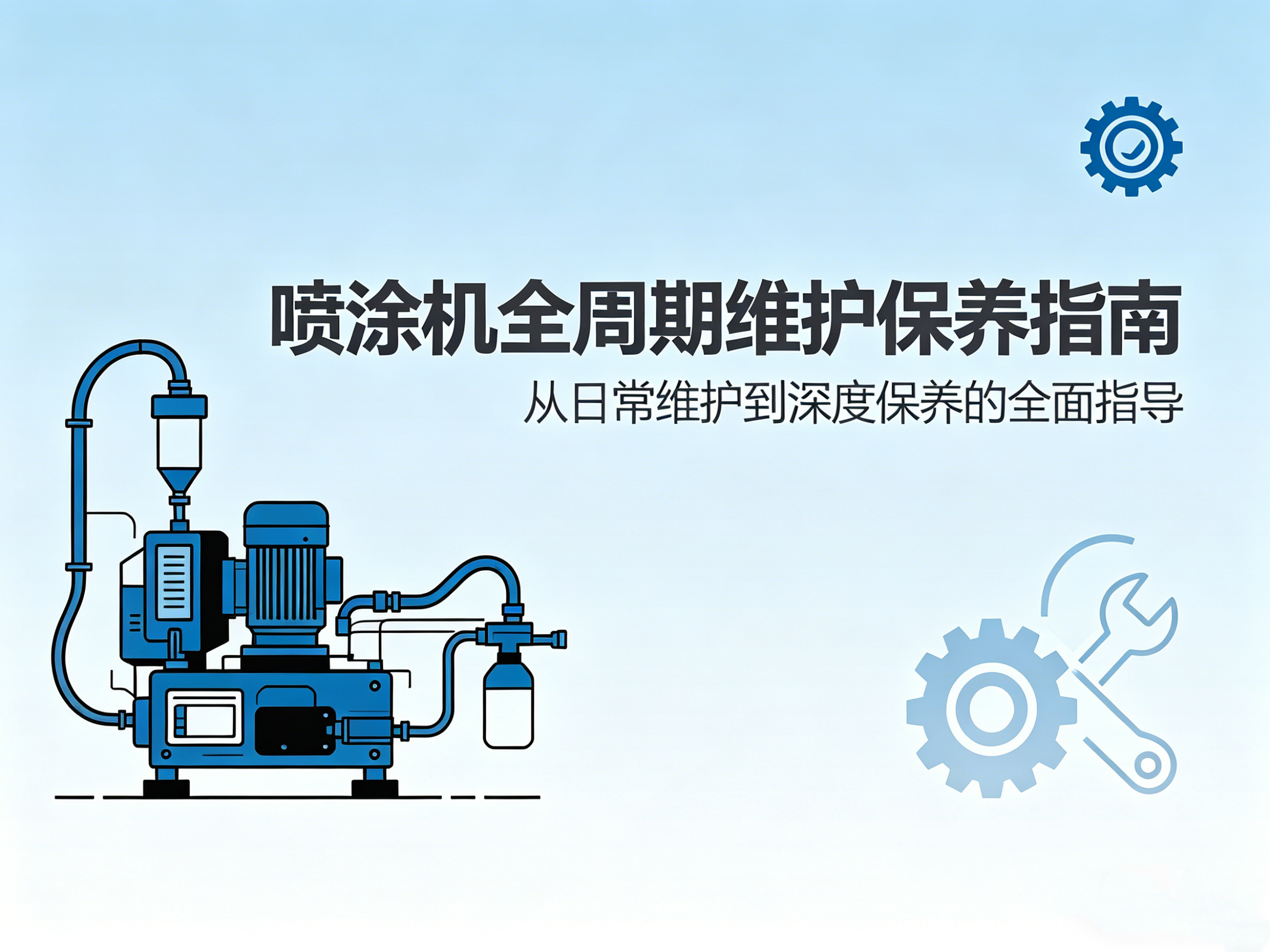 噴涂機(jī)全周期維護(hù)保養(yǎng)指南